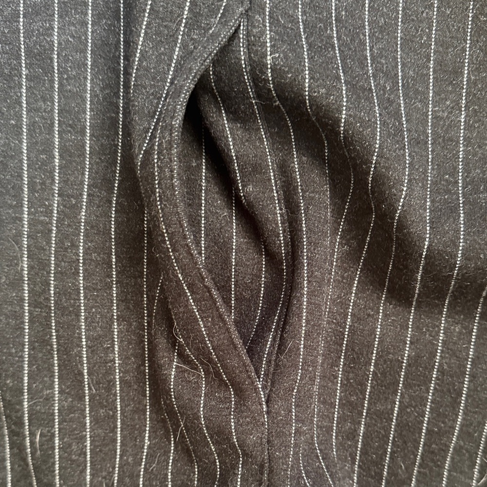 Kut from the Kloth Babette Charcoal Pinstripe Blazer - Picture 4 of 5